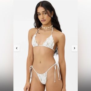 GIGI HADID Tia Triangle Bikini Top & matching Bottoms